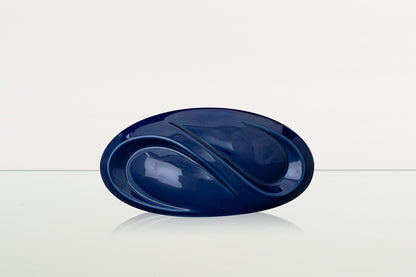 Eternity Handmade Cremation Keepsake Urn - Small Urn | Cobalt Metallic | Ceramic - Pulvis Art Urns