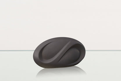 Eternity Handmade Cremation Keepsake Urn - Small Urn | Gray Matte | Ceramic - Pulvis Art Urns