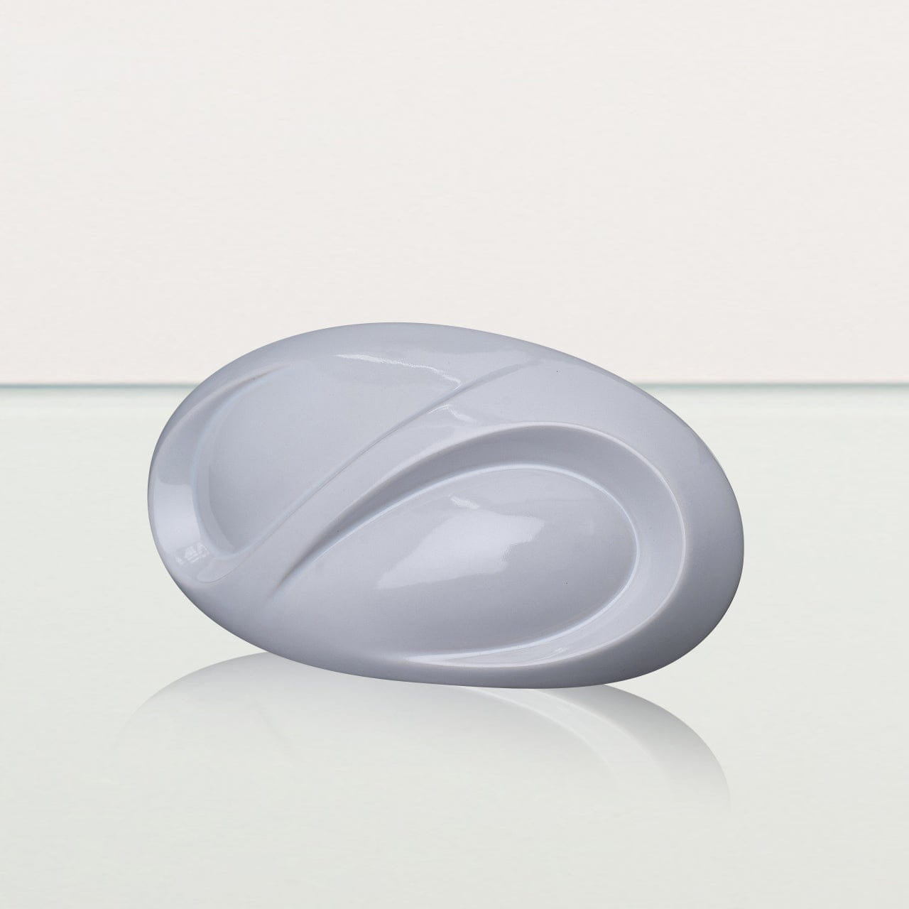 Eternity Handmade Cremation Keepsake Urn - Small Urn | White | Ceramic - Pulvis Art Urns