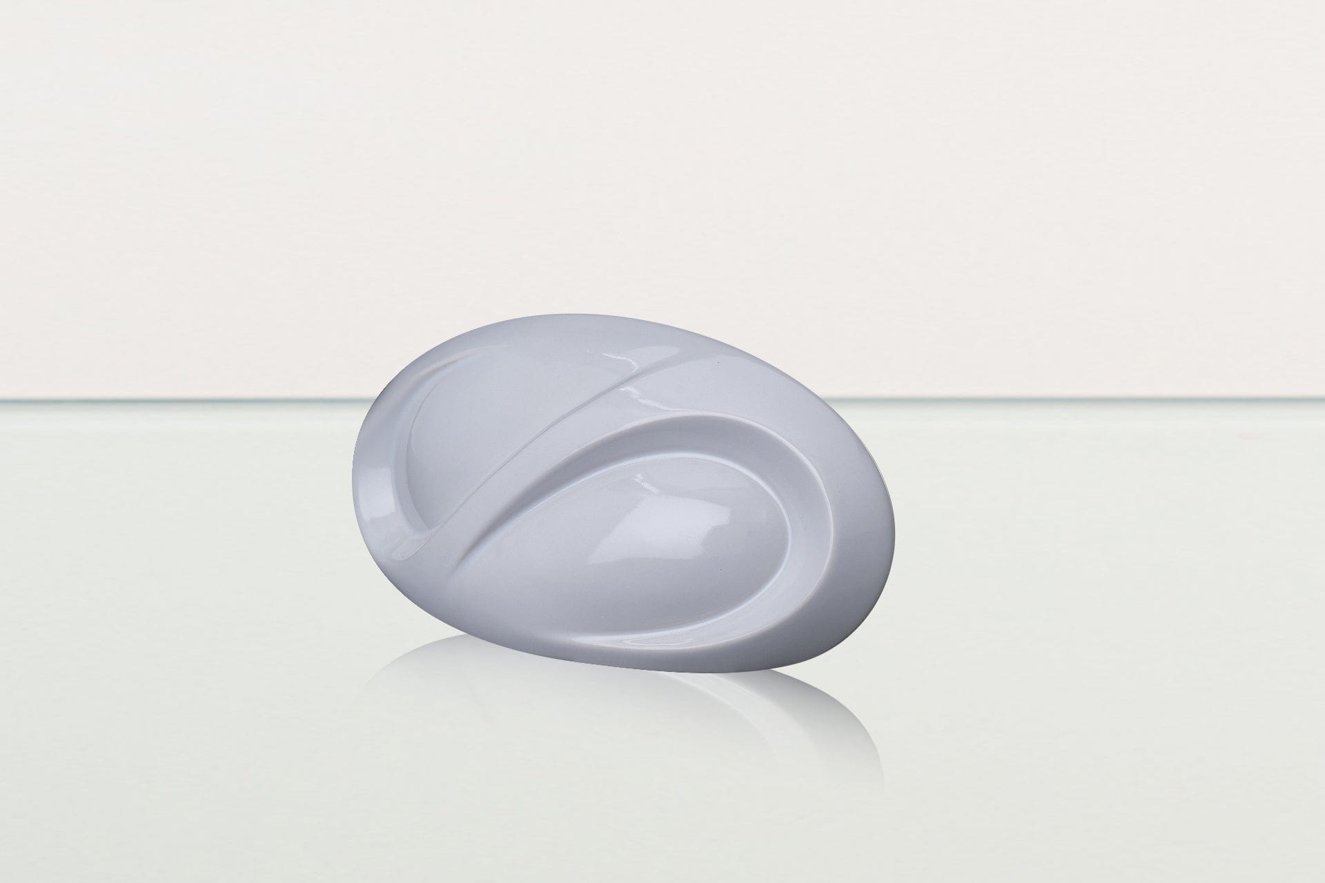 Eternity Handmade Cremation Keepsake Urn - Small Urn | White | Ceramic - Pulvis Art Urns