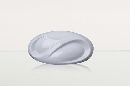 Eternity Handmade Cremation Keepsake Urn - Small Urn | White | Ceramic - Pulvis Art Urns