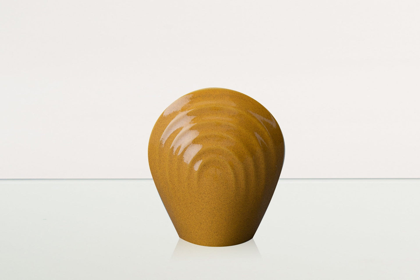 
                  
                    Pulvis Art Urns Keepsake Urn Handmade Cremation Keepsake Urn "Guardian" - Small Urn | Amber Yellow | Ceramic
                  
                