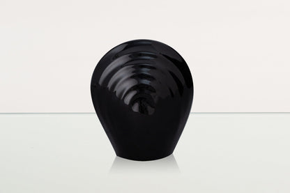 Handmade Cremation Keepsake Urn "Guardian" - Small Urn | Lamp Black | Ceramic - Pulvis Art Urns