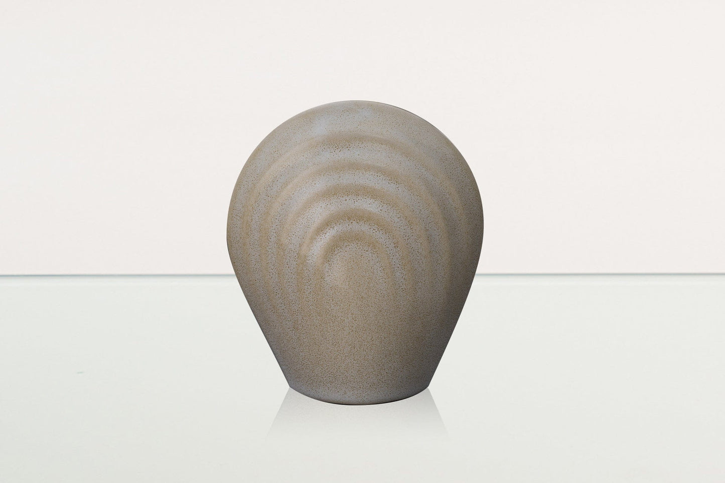 
                  
                    Pulvis Art Urns Keepsake Urn Handmade Cremation Keepsake Urn "Guardian" - Small Urn | Light Sand Melange | Ceramic
                  
                