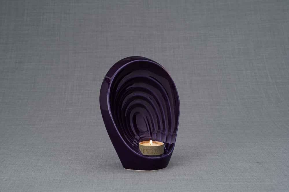 
                  
                    Pulvis Art Urns Keepsake Urn Handmade Cremation Keepsake Urn "Guardian" - Small | Violet | Ceramic
                  
                