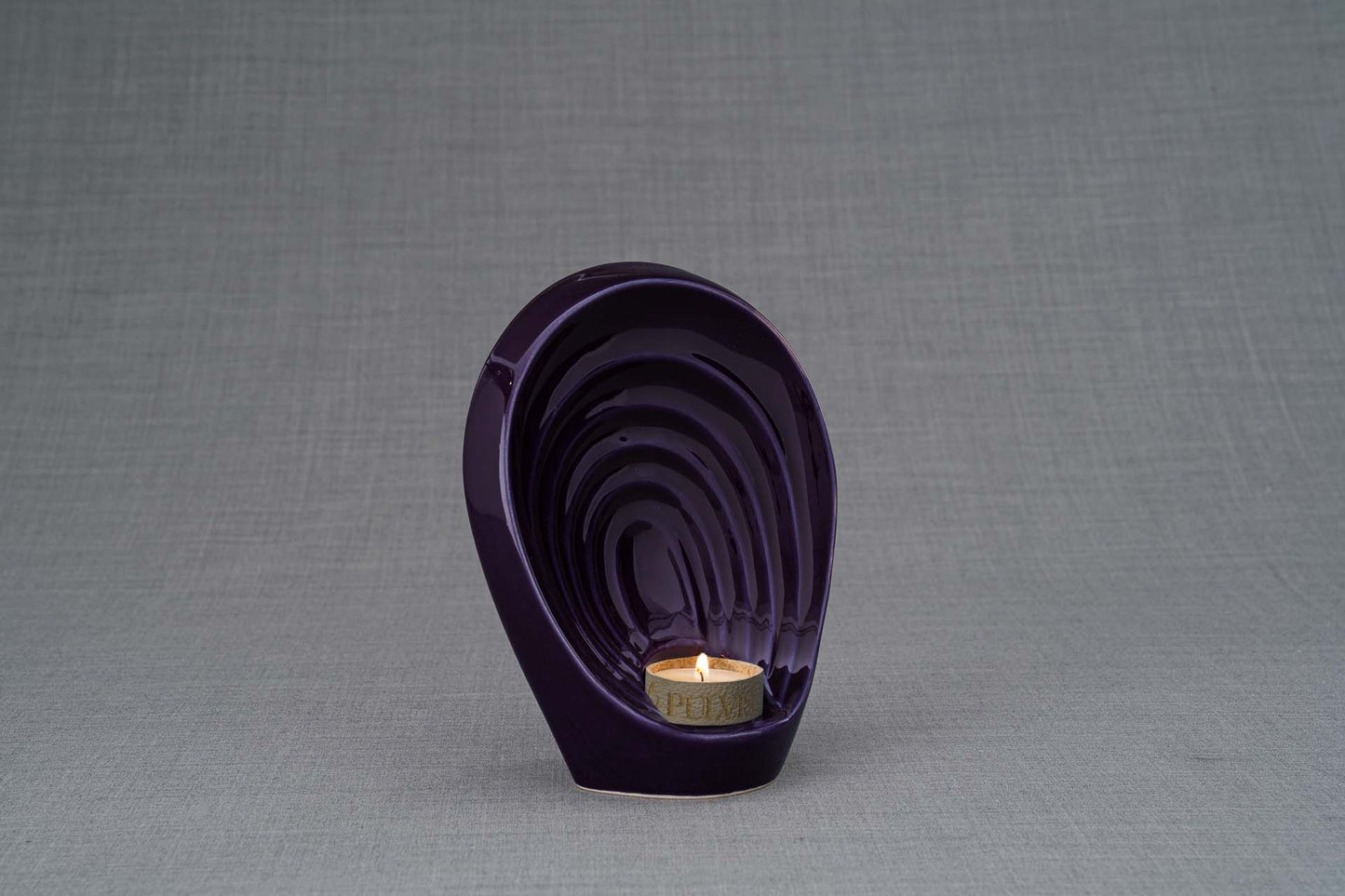 Pulvis Art Urns Keepsake Urn Handmade Cremation Keepsake Urn "Guardian" - Small | Violet | Ceramic