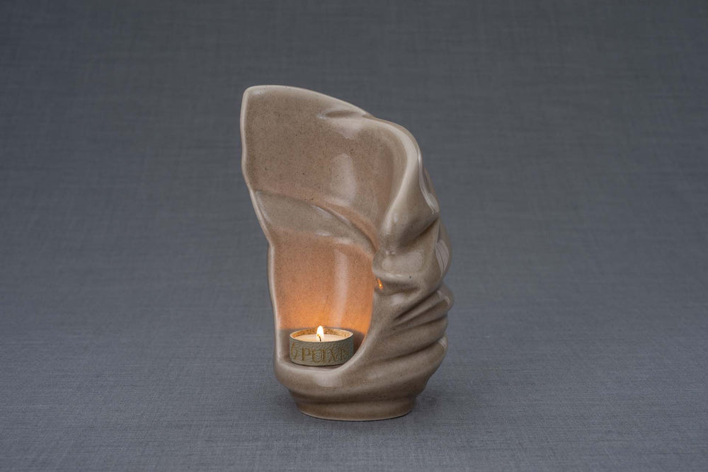
                  
                    Products Handmade Cremation Keepsake Urn "Light" - Small | Beige Grey | Ceramic
                  
                