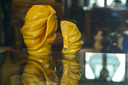 Handmade Cremation Keepsake Urn "Light" - Small Urn | Dark Sand | Ceramic - Pulvis Art Urns