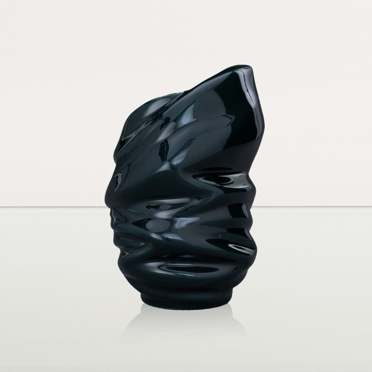 Handmade Cremation Keepsake Urn "Light" - Small | Oxide Green | Ceramic Urn - Pulvis Art Urns