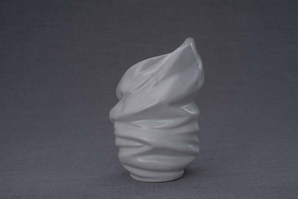 
                  
                    Pulvis Art Urns Keepsake Urn Handmade Cremation Keepsake Urn "Light" - Small | White | Ceramic
                  
                