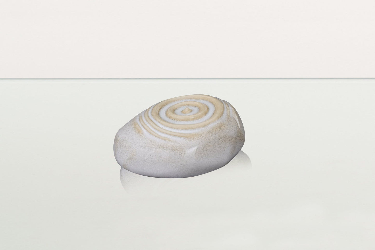 
                  
                    Pulvis Art Urns Keepsake Urn Handmade Cremation Keepsake Urn "Resonance" - Small | Beige Melange | Ceramic
                  
                