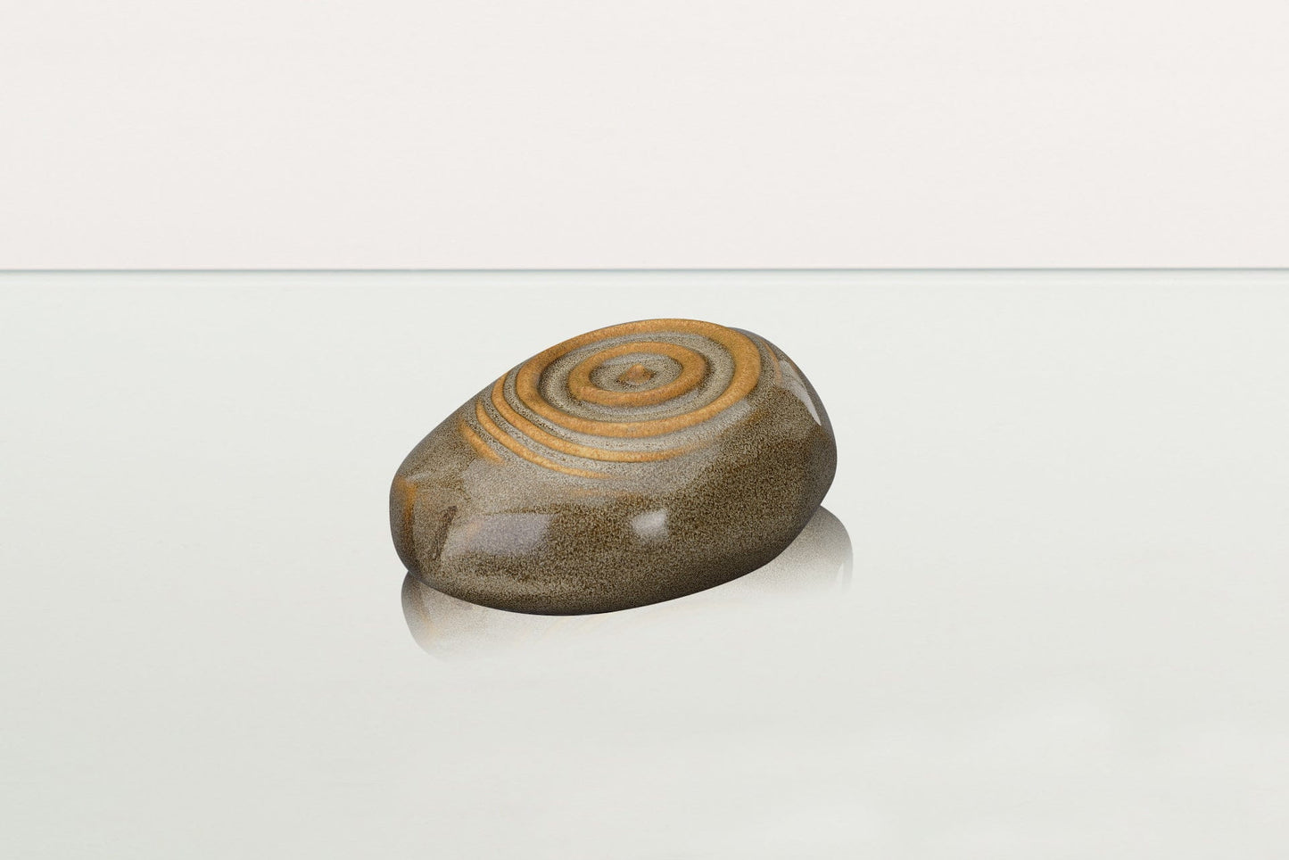 
                  
                    Pulvis Art Urns Keepsake Urn Handmade Cremation Keepsake Urn "Resonance" - Small Urn | Brown Melange | Ceramic
                  
                