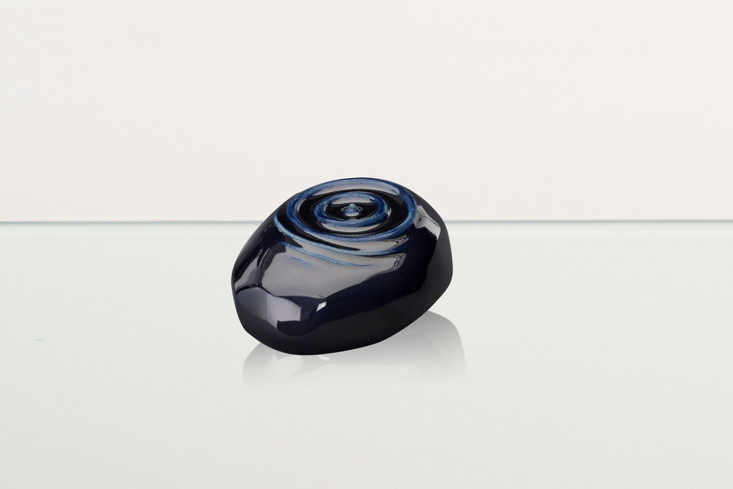 
                  
                    Pulvis Art Urns Keepsake Urn Handmade Cremation Keepsake Urn "Resonance" - Small Urn | Cobalt Metallic | Ceramic
                  
                