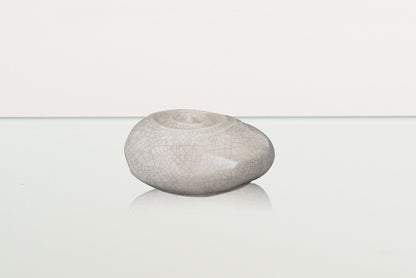 Handmade Cremation Keepsake Urn "Resonance" - Small Urn | Craquelure | Ceramic - Pulvis Art Urns