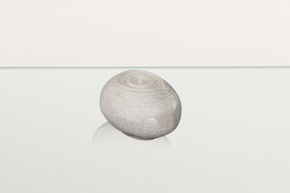 
                  
                    Pulvis Art Urns Keepsake Urn Handmade Cremation Keepsake Urn "Resonance" - Small Urn | Craquelure | Ceramic
                  
                
