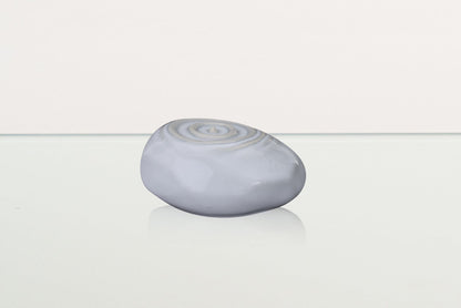 Handmade Cremation Keepsake Urn "Resonance" - Small Urn | Grey Melange | Ceramic - Pulvis Art Urns