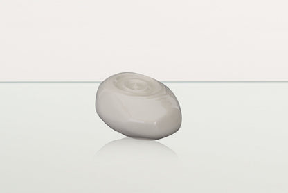 Handmade Cremation Keepsake Urn "Resonance" - Small Urn | Off-white | Ceramic - Pulvis Art Urns