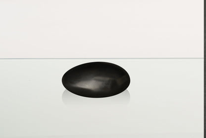 Handmade Cremation Keepsake Urn "Stone" - Small Urn | Dark Matte | Ceramic - Pulvis Art Urns