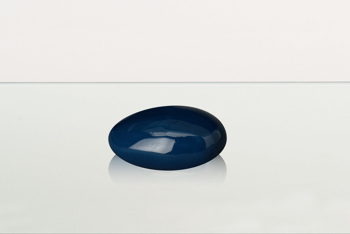 Pulvis Art Urns Keepsake Urn Handmade Cremation Keepsake Urn "Stone" - Small Urn | Light Cobalt | Ceramic