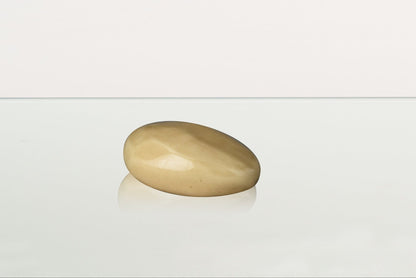 Handmade Cremation Keepsake Urn "Stone" - Small Urn | Light Sand | Ceramic - Pulvis Art Urns