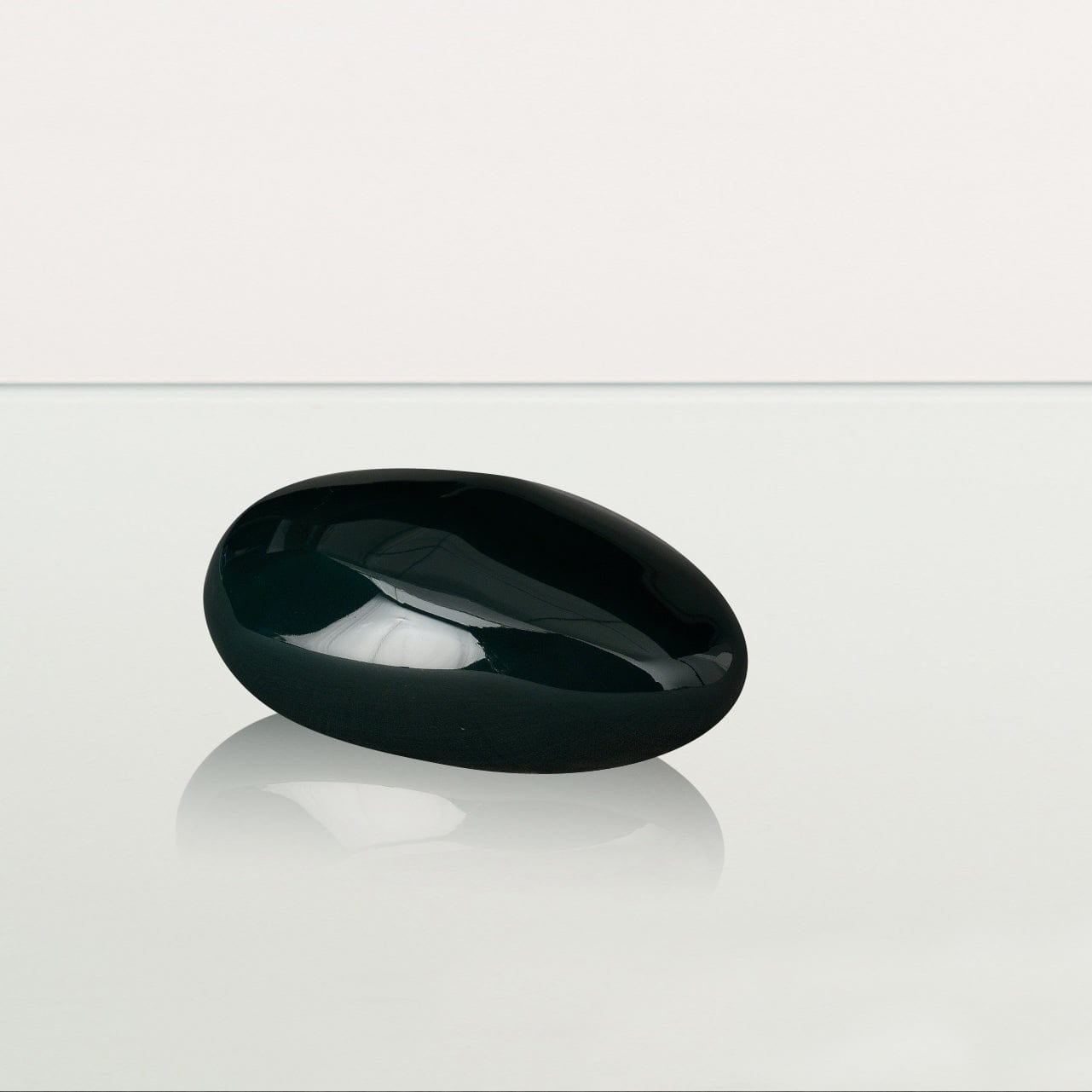 Handmade Cremation Keepsake Urn "Stone" - Small Urn | Oxide Green | Ceramic - Pulvis Art Urns