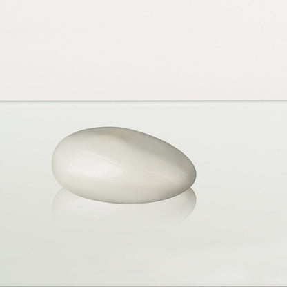 Handmade Cremation Keepsake Urn "Stone" - Small Urn | Off-white | Ceramic - Pulvis Art Urns