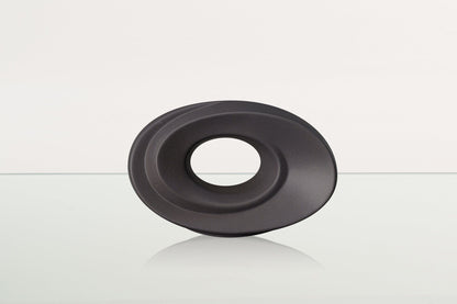 Handmade Cremation Keepsake Urn "The Passage" - Small Urn | Gray Matte | Ceramic - Pulvis Art Urns