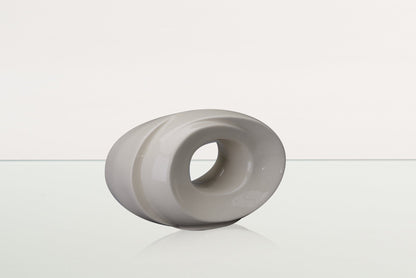 Pulvis Art Urns Keepsake Urn Handmade Cremation Keepsake Urn "The Passage" - Small Urn | Off-white | Ceramic