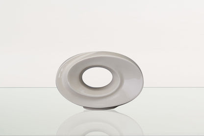 Pulvis Art Urns Keepsake Urn Handmade Cremation Keepsake Urn "The Passage" - Small Urn | Off-white | Ceramic