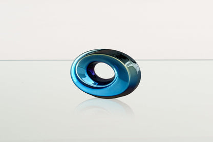 Handmade Cremation Keepsake Urn "The Passage" - Small Urn | Shiny Yellow - Pulvis Art Urns