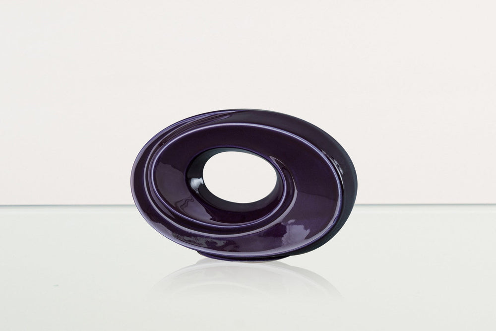 Pulvis Art Urns Keepsake Urn Handmade Cremation Keepsake Urn "The Passage" - Small Urn | Violet | Ceramic