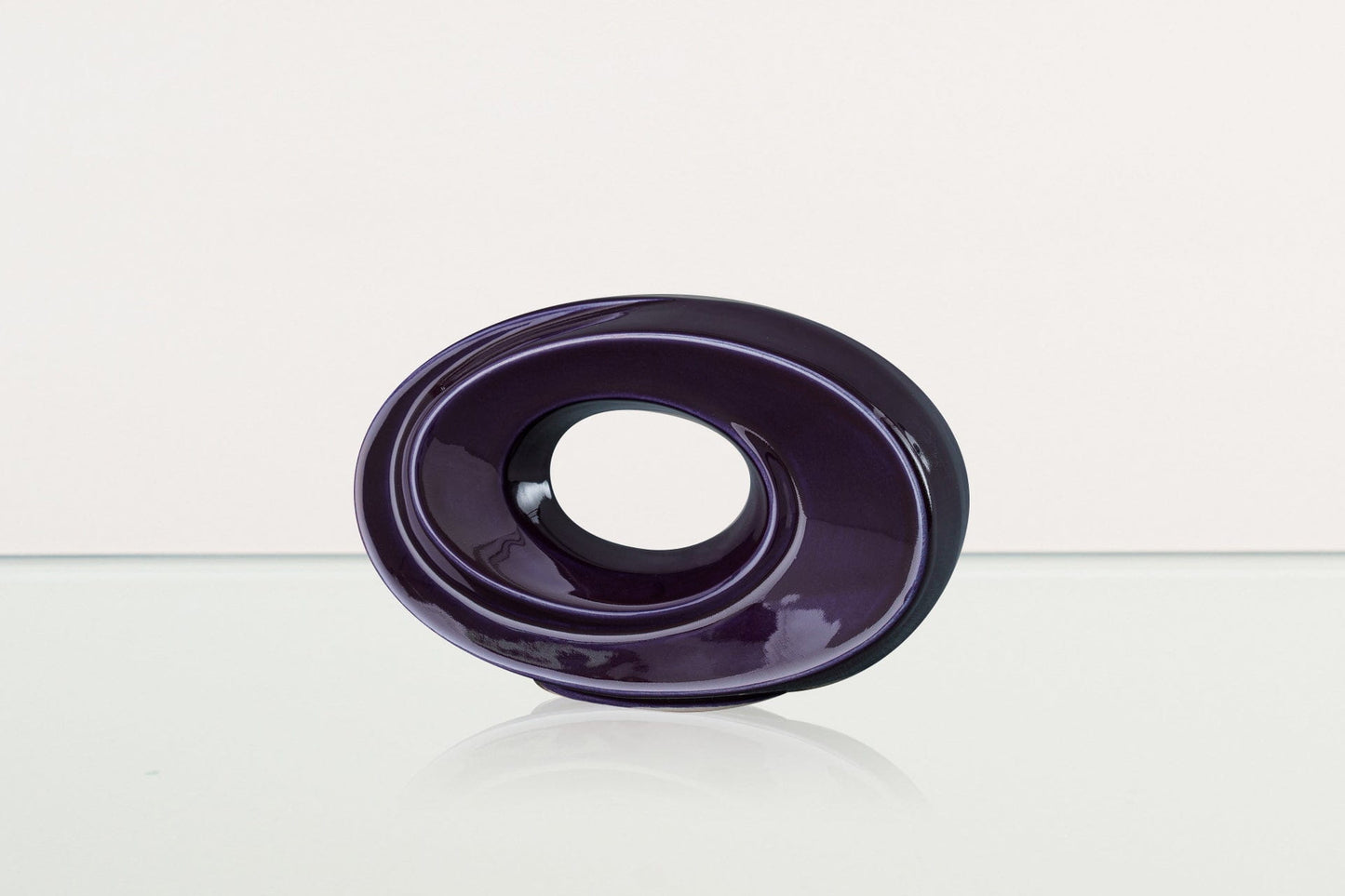 Pulvis Art Urns Keepsake Urn Handmade Cremation Keepsake Urn "The Passage" - Small Urn | Violet | Ceramic
