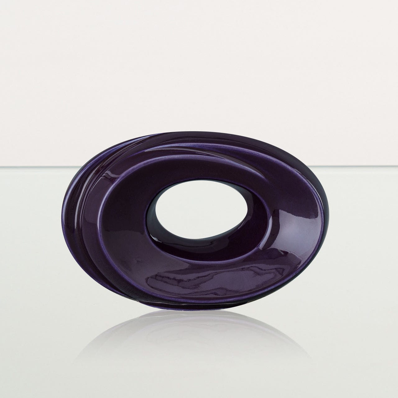 Handmade Cremation Keepsake Urn "The Passage" - Small Urn | Violet | Ceramic - Pulvis Art Urns