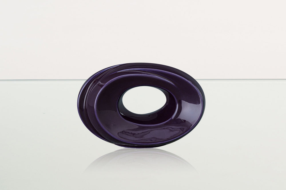 Pulvis Art Urns Keepsake Urn Handmade Cremation Keepsake Urn "The Passage" - Small Urn | Violet | Ceramic