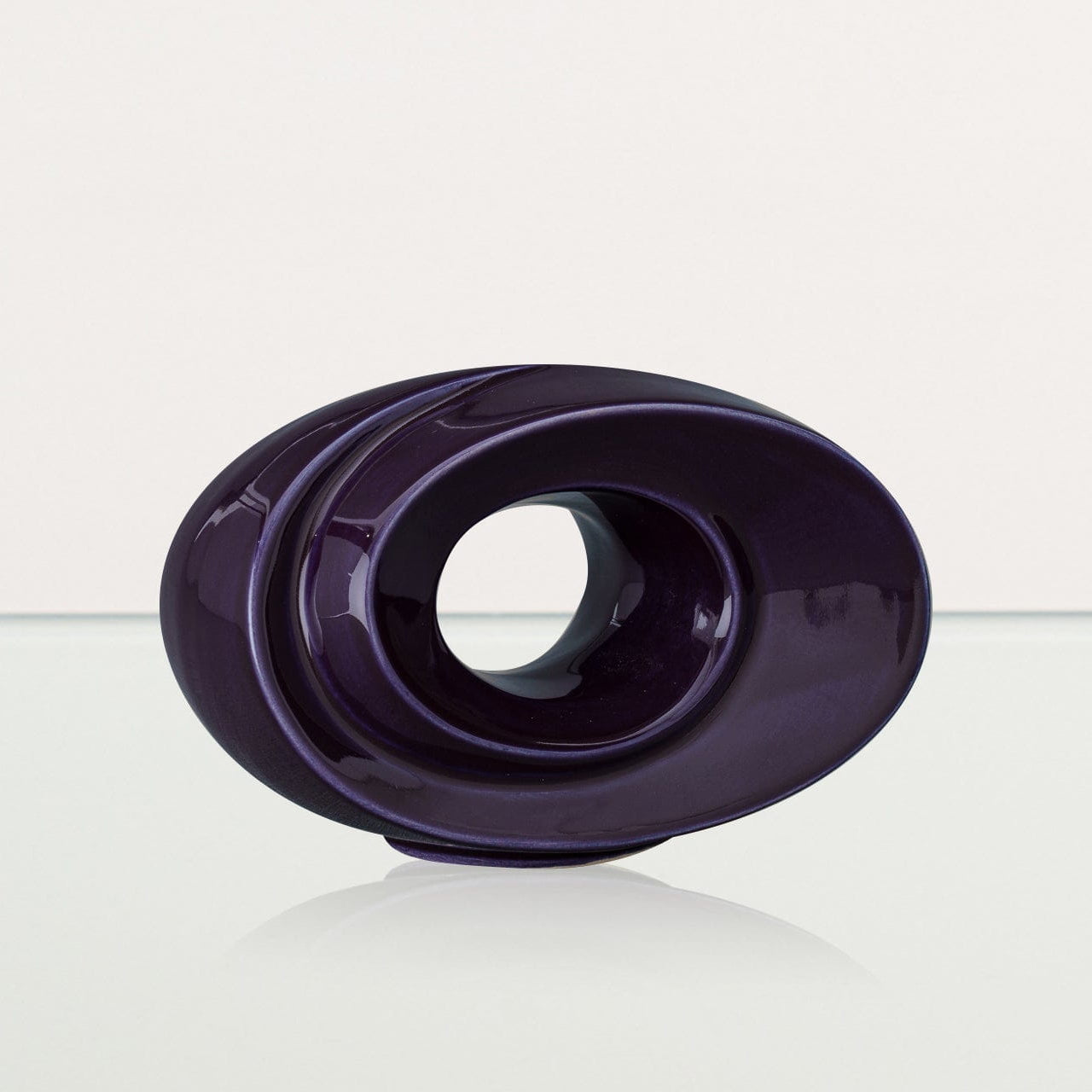 Handmade Cremation Keepsake Urn "The Passage" - Small Urn | Violet | Ceramic - Pulvis Art Urns