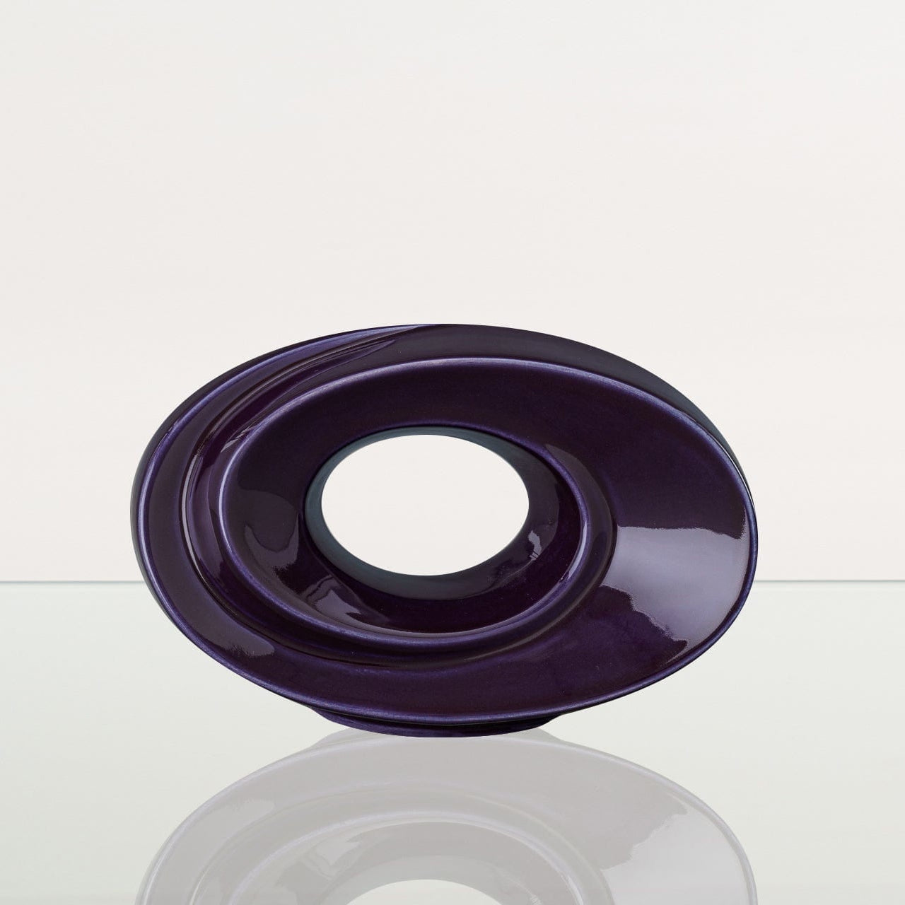 Handmade Cremation Keepsake Urn "The Passage" - Small Urn | Violet | Ceramic - Pulvis Art Urns