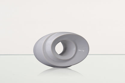 Handmade Cremation Keepsake Urn "The Passage" - Small Urn | White | Ceramic - Pulvis Art Urns