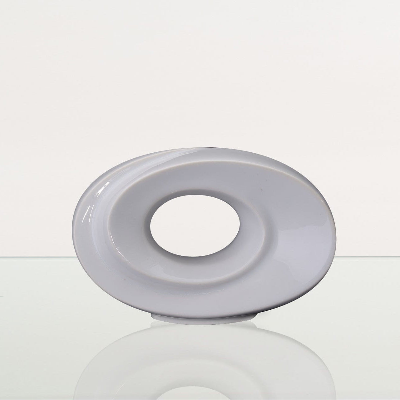 Handmade Cremation Keepsake Urn "The Passage" - Small Urn | White | Ceramic - Pulvis Art Urns