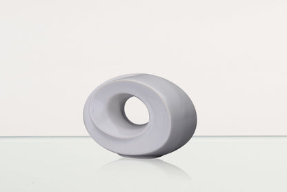 Handmade Cremation Keepsake Urn "The Passage" - Small Urn | White | Ceramic - Pulvis Art Urns