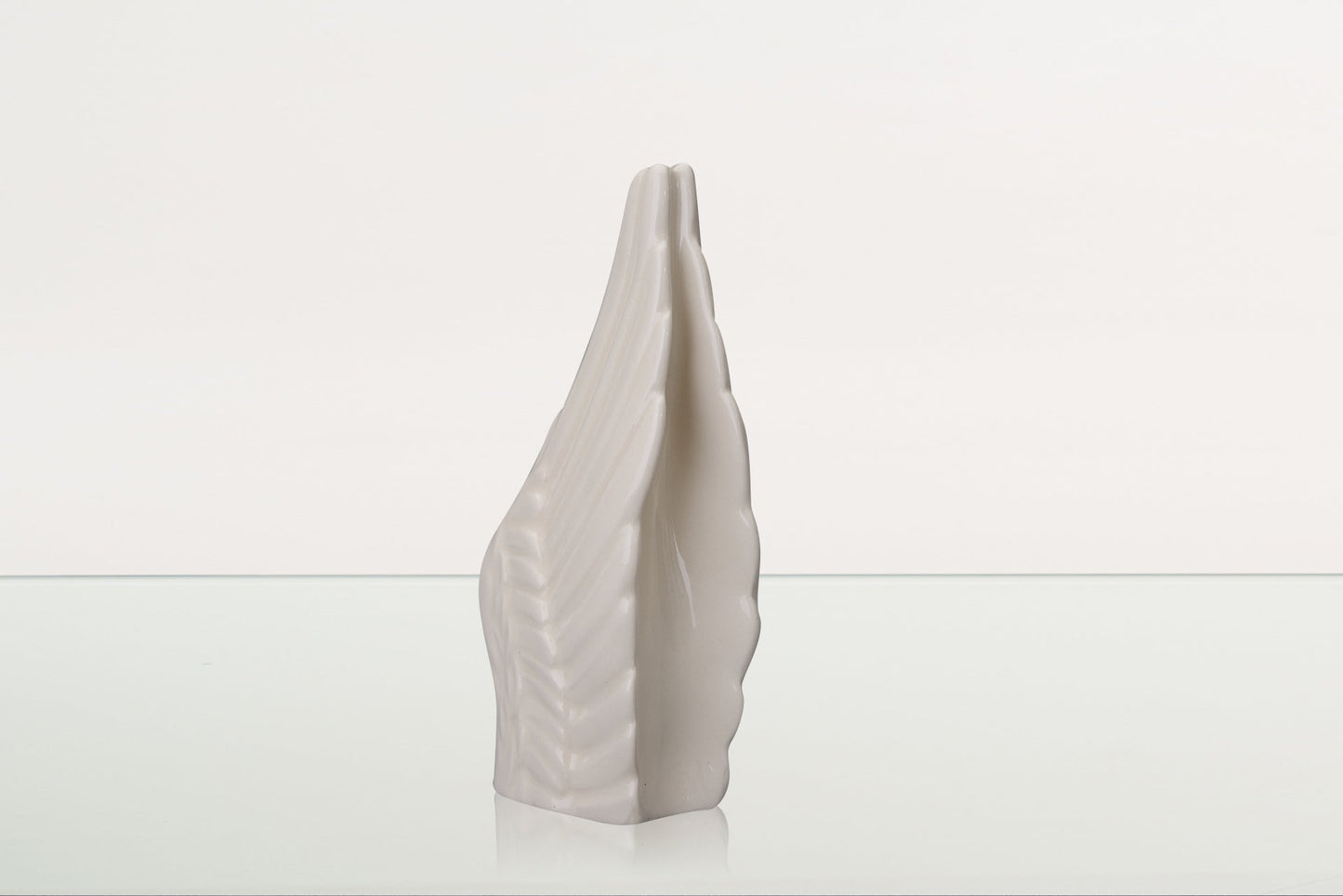 Pulvis Art Urns Keepsake Urn Handmade Cremation Keepsake Urn "Wings" - Small Urn | Transparent | Ceramic