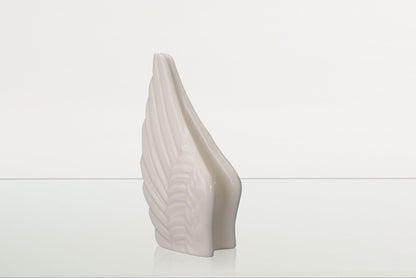 Handmade Cremation Keepsake Urn "Wings" - Small Urn | Off-white | Ceramic - Pulvis Art Urns