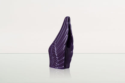 Handmade Cremation Keepsake Urn "Wings" - Small Urn | Violet | Ceramic - Pulvis Art Urns