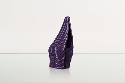 Handmade Cremation Keepsake Urn "Wings" - Small Urn | Violet | Ceramic - Pulvis Art Urns