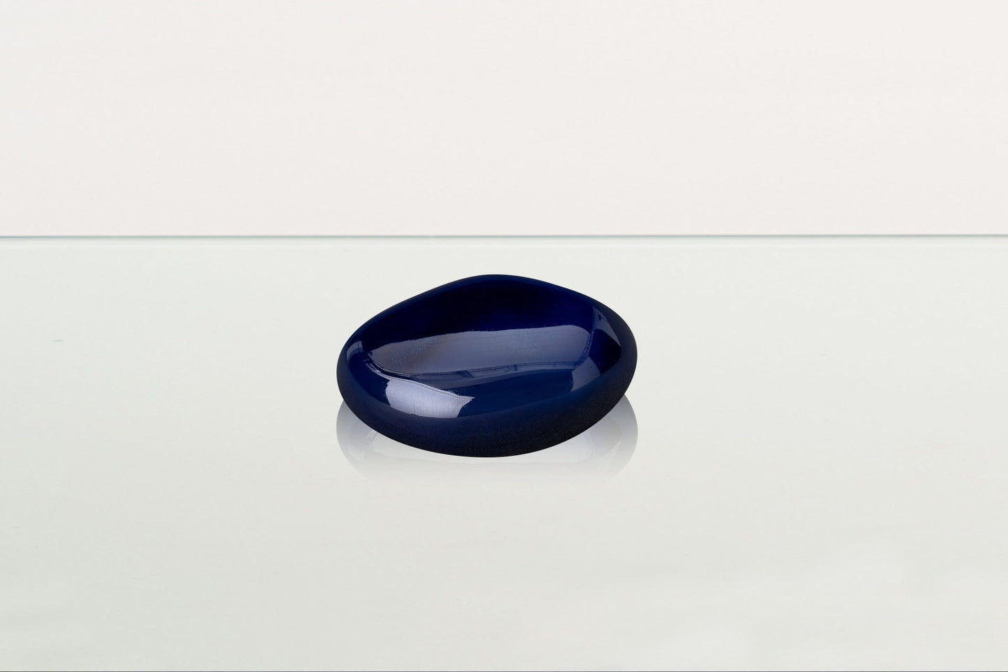 
                  
                    Pulvis Art Urns Keepsake Urn Handmade Mini Keepsake Urn "Palm Stone" - Cobalt Metallic | Mini Ceramic Urn
                  
                