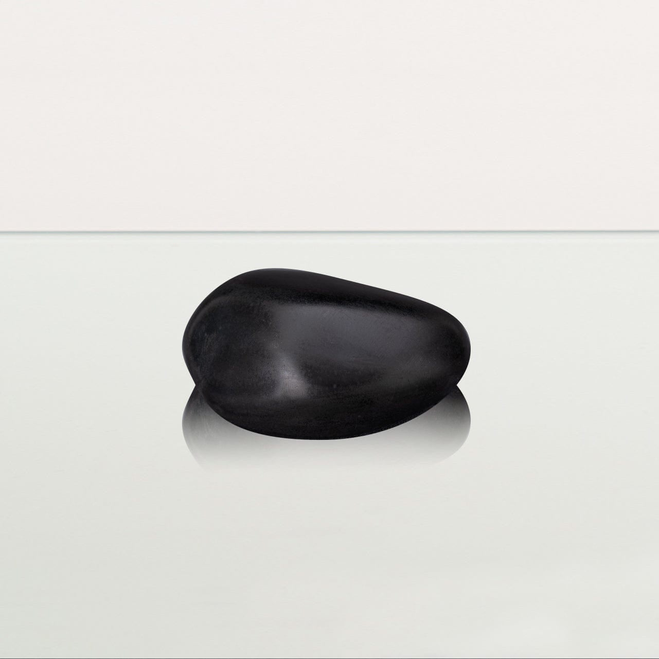 Handmade Mini Keepsake Urn "Palm Stone" - Dark Matte | Mini Ceramic Urn - Pulvis Art Urns