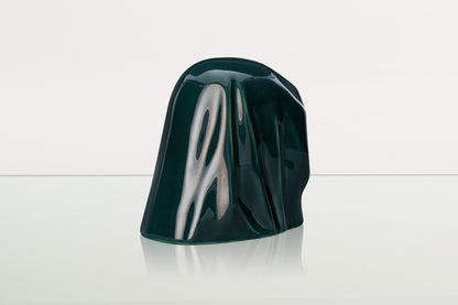 Handmade Mini Keepsake Urn "The Holy Mother" - Oxide Green | Mini Ceramic Urn - Pulvis Art Urns