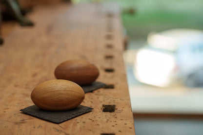 Wooden Keepsake Urn "Palm Stone" - Oak - Pulvis Art Urns