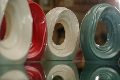 Artisan Cremation Urn for Ashes "The Passage" - Medium Urn | Craquelure | Ceramic - Pulvis Art Urns