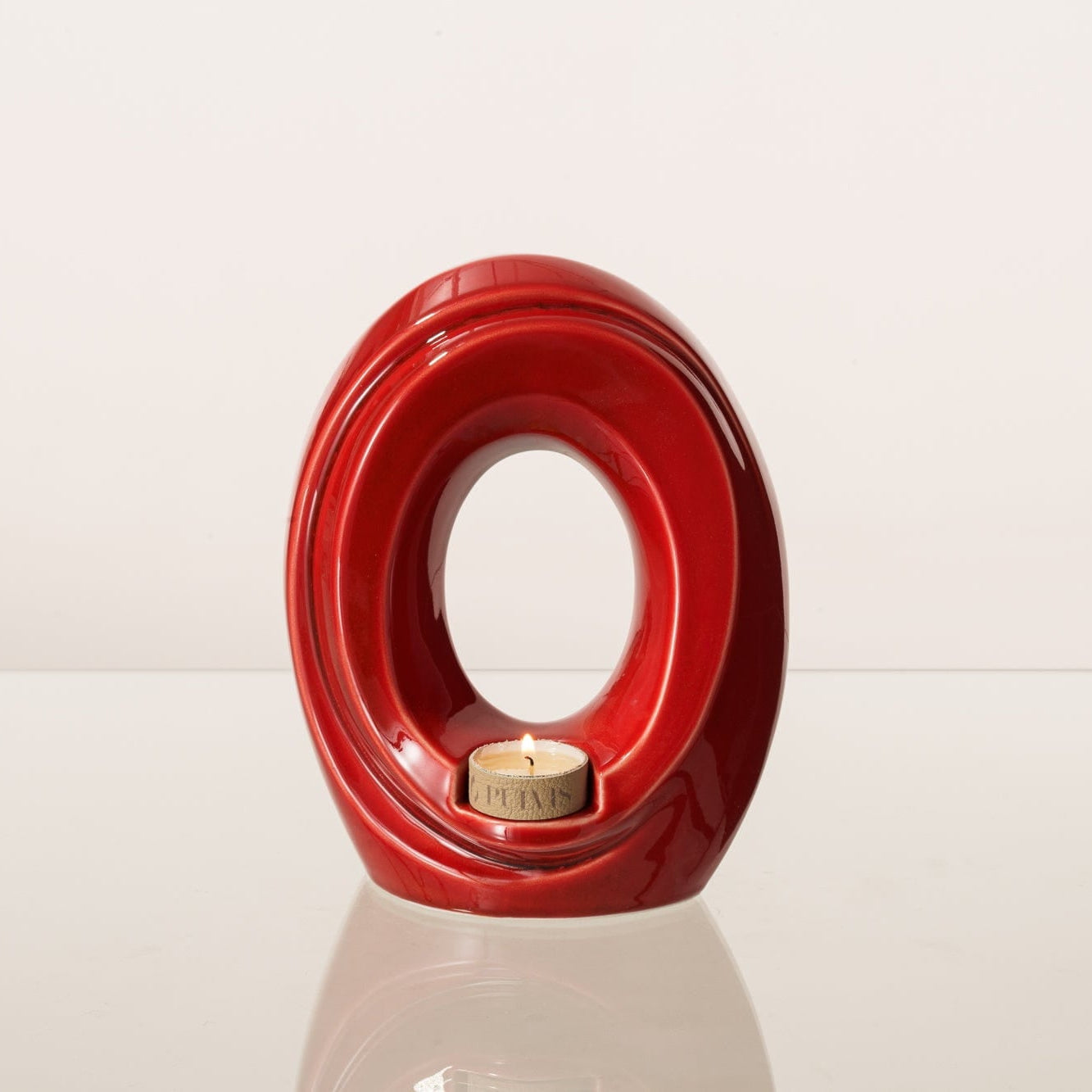 Artisan Cremation Urn for Ashes "The Passage" - Medium Urn | Red | Ceramic - Pulvis Art Urns