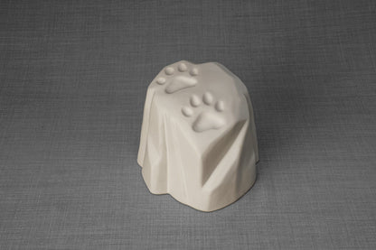 Paw Print Memorial Bundle - 4 Pieces - Portrait | Urn | Nameplate Holder | Scented Candle - Pulvis Art Urns